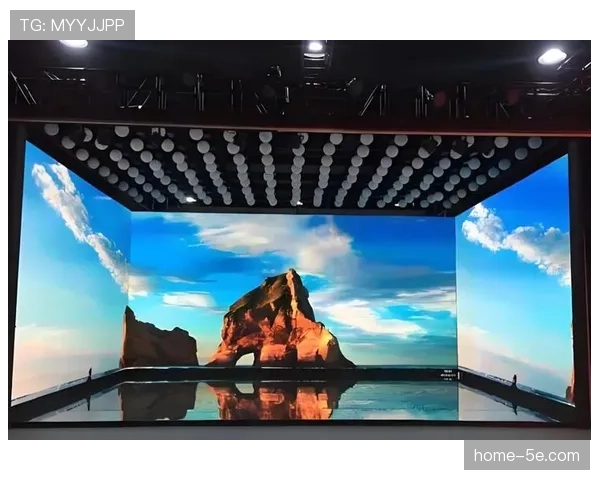 虚拟光照系统模拟自然光变化 保持虚拟演播室人物与背景融合真实感。